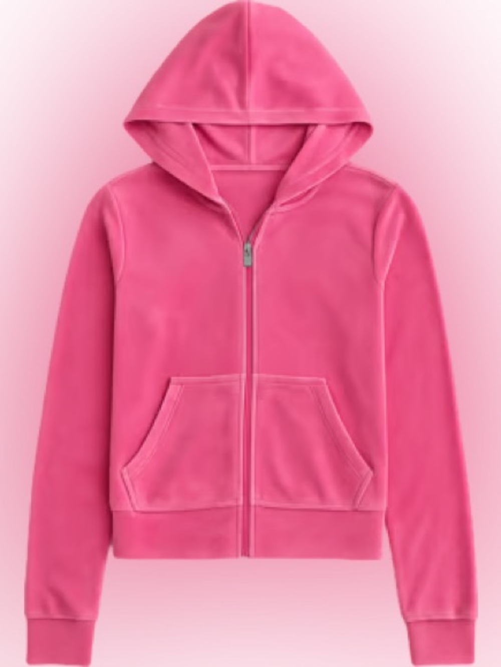 Juicy By Juicy Couture Womens Juniors Hooded Lightweight Track Jacket